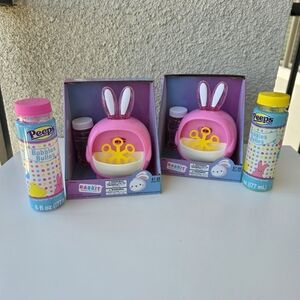 Pink Rabbit Small Bubble Machine